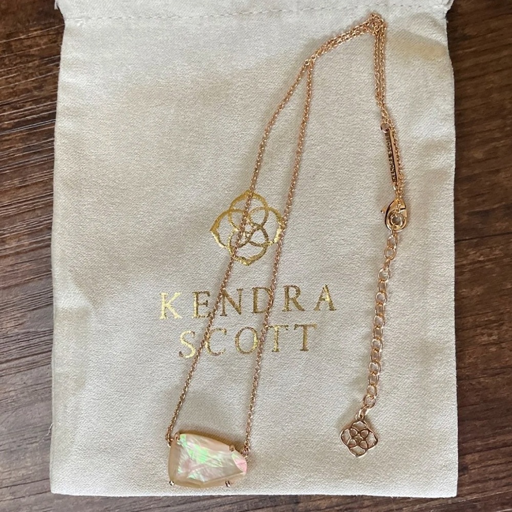 Rose Gold Kendra Scott Necklace
